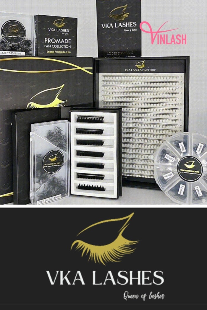 VKA Lashes offers a comprehensive array of eyelash extensions
