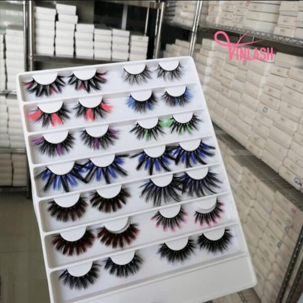 Colored lashes LM037-6