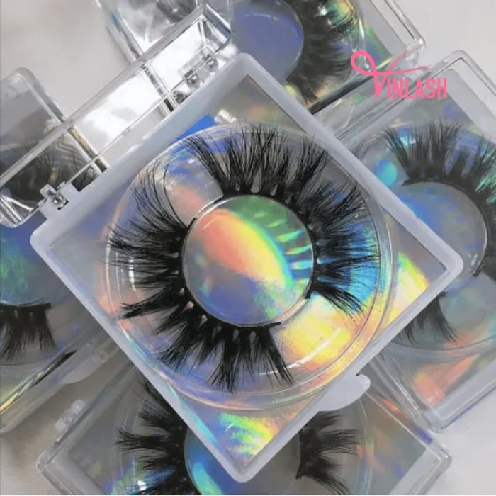 Invisible band 3D human hair lashes LM056-5