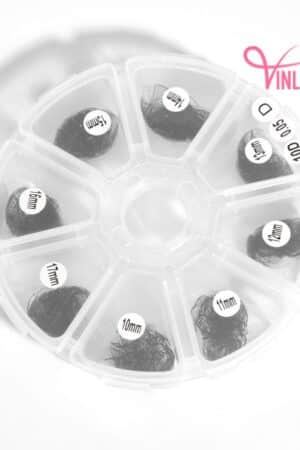 Pre-made fans 3D to 20D black mix 8 compartments VLV002-3