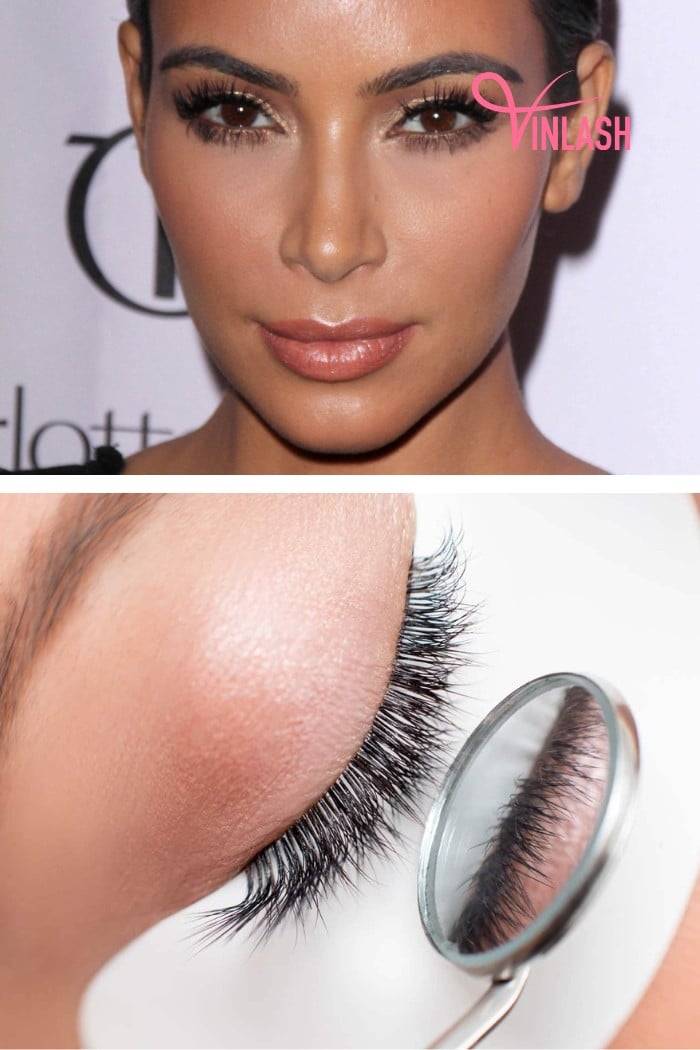The Kardashian eyelash extensions style complements Asian and hooded eyes