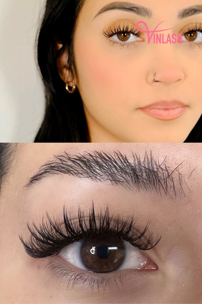 Wispy lashes masterfully emulate the texture and look of natural lashes