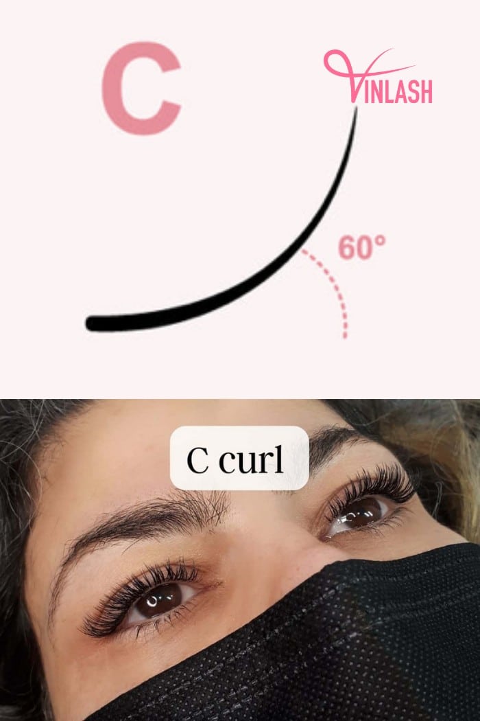 What are C curl lashes?