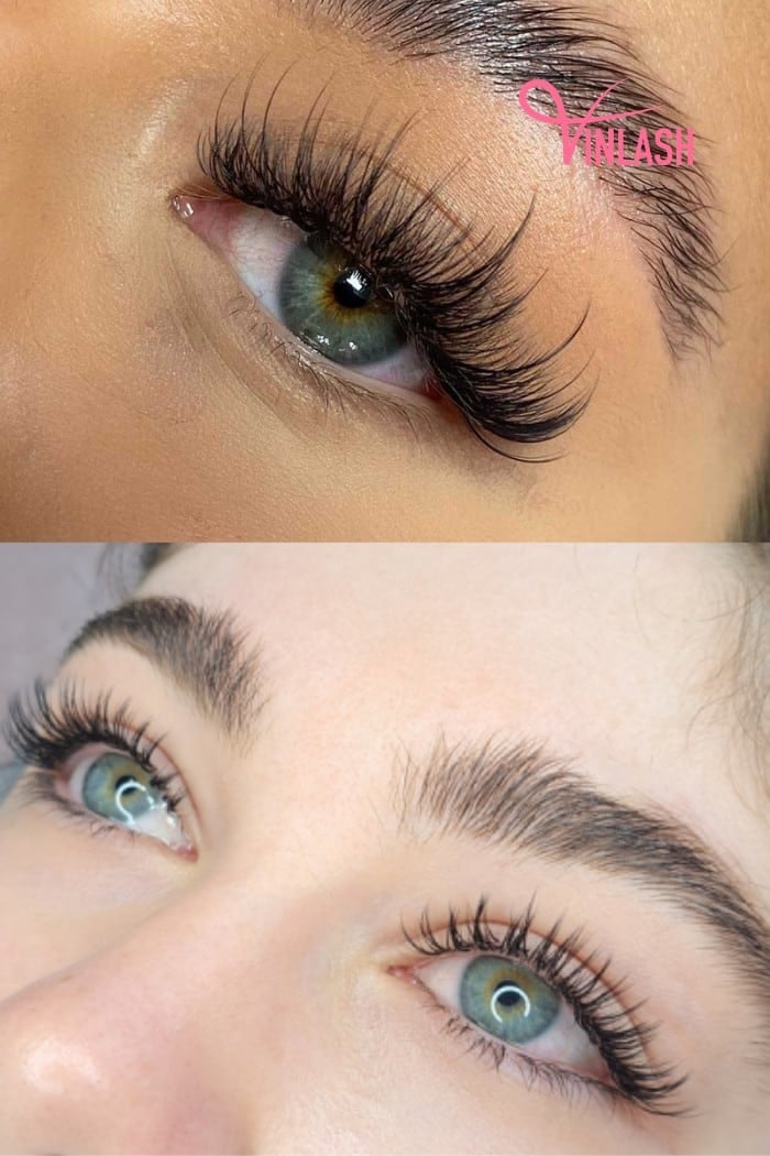 What Do Wet Wispy Lash Extensions Look Like?
