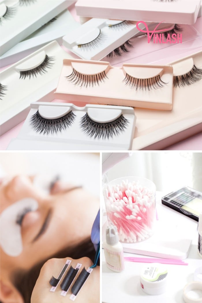 A specialized eyelash primer is then applied to the natural lashes