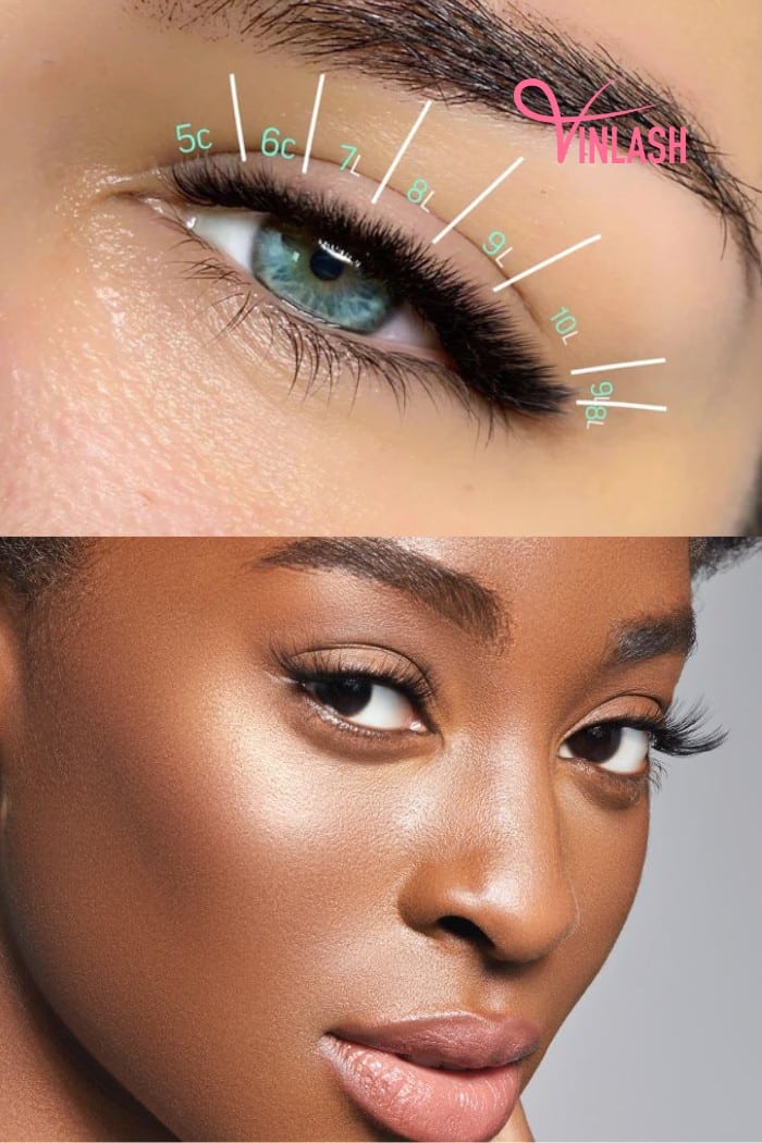 Opt for a natural look mapping style for clients with upturned eyes