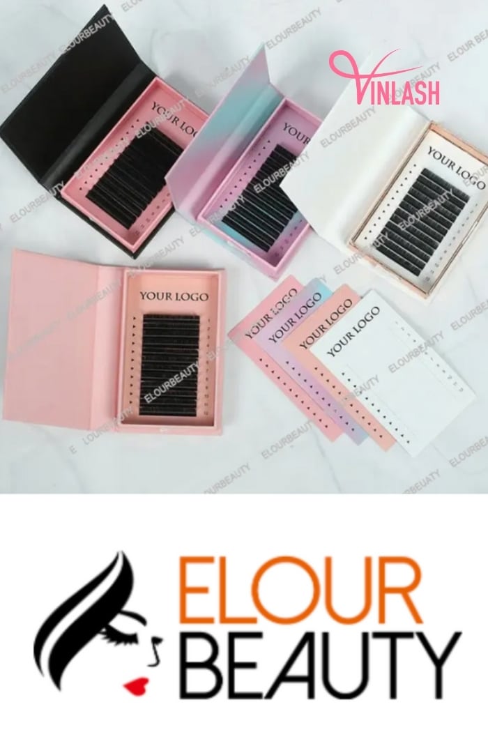 Elour Beauty presents a diverse array of silk eyelash extensions crafted from PBT fibers