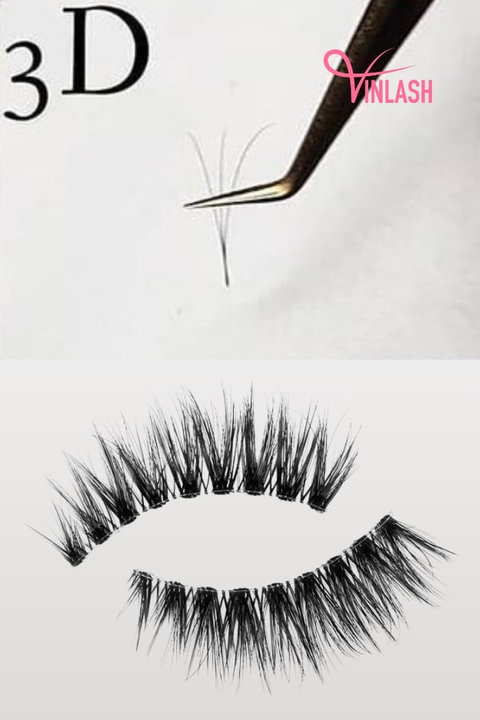 What does "3D" mean in eyelash extensions?